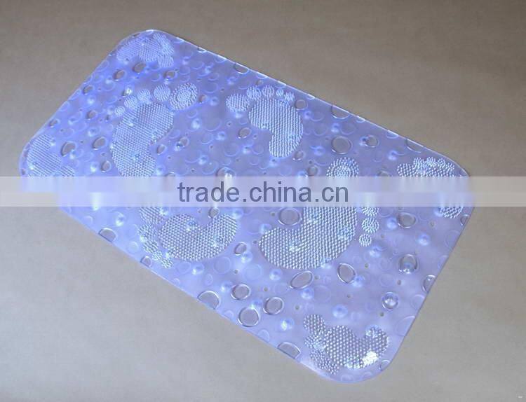 Special top sell pvc square shower bath mat