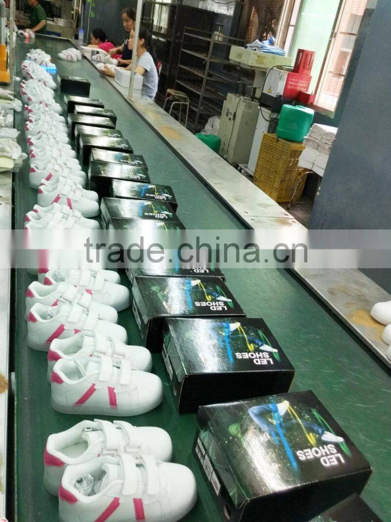 Rechargeable LED light shoes