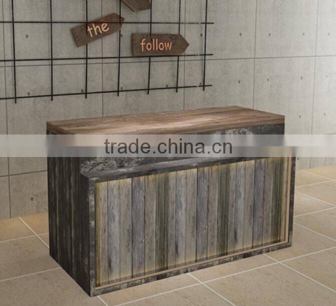 Classical style reception desk shop counter design showing counter(BG11-M099)