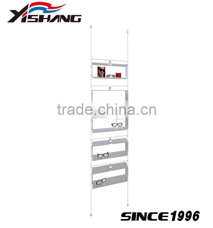 New product hanging metal shelf eyeglasses display