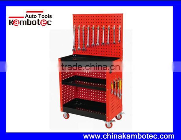 2014 New popular stainless steel tool trolley tool box with tools tool truck