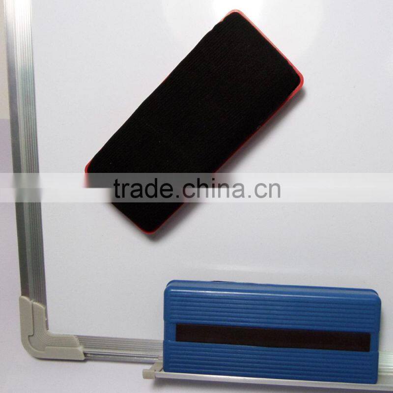 Quality 14.5cm plastic magnetic white board eraser