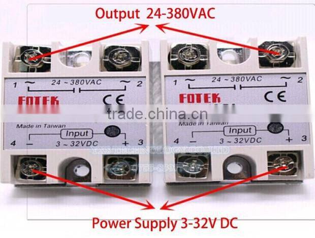 Solid State Relay SSR-40DA 40A /250V 3-32VDC Simplex solid state relay (DC Control AC)