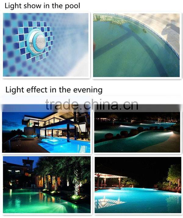 High perfermance IP68 colorful underwater led swimming pool light
