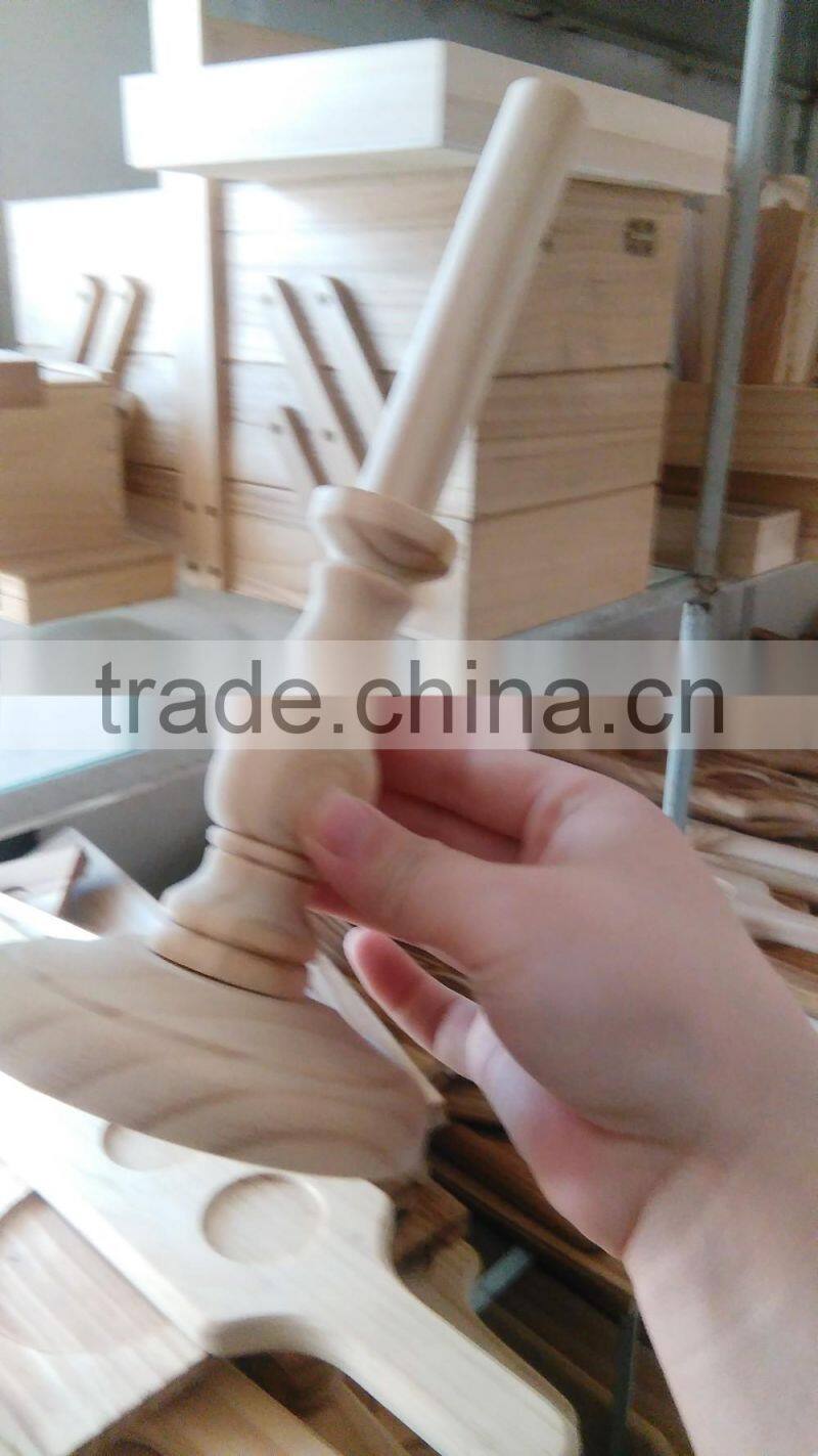 accept custom handmade wooden candle holder /candle candlestick