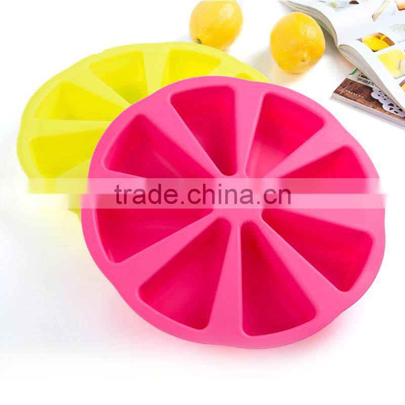 Large Round Silicone Cake Mould Slice Wheel Design Cake Tools