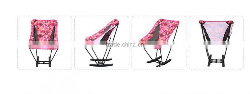 2016 New Outdoor Folding Rocking Chair Portable Super Light Moon Chair Recreational Chair Comfortable Rocking-Chair