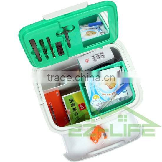 large size children medical gift customized plastic SOS PP made wall mounted first aid storage box/kit for hospital
