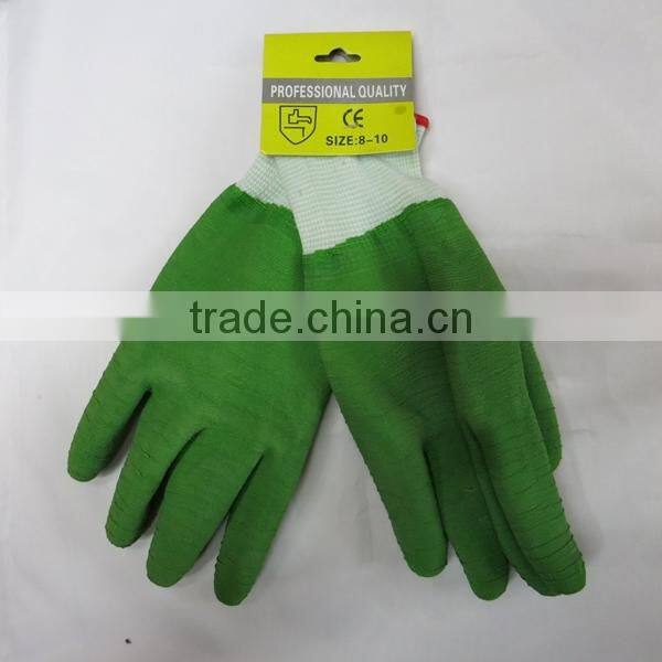 Crinkle Latex Fully Coated Nylon Gloves