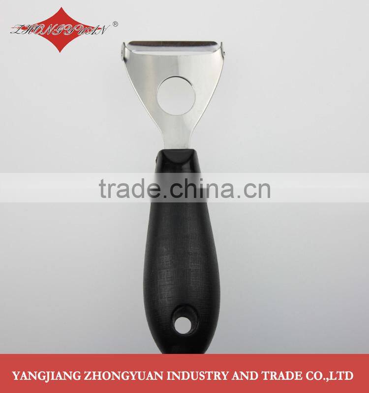 Kitchen utensil function Stainless Steel Fruit Corer with black hanlde