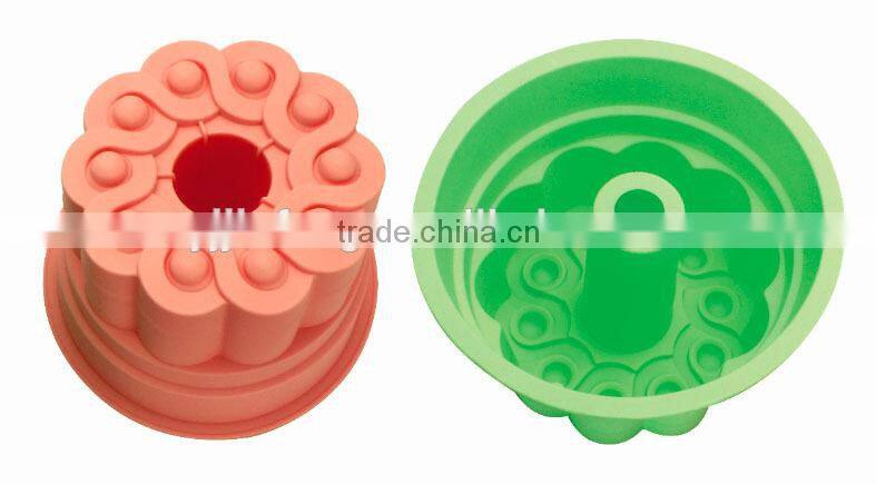 2014 new design Silicone bakeware in cake tools Cake baking moulds