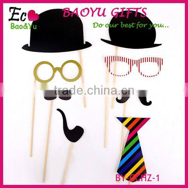 76 Pcs/Set Fashion Funny Photo Booth Props Hat Mustache On A Stick Wedding Birthday Party Favor Wedding props Wedding decoration
