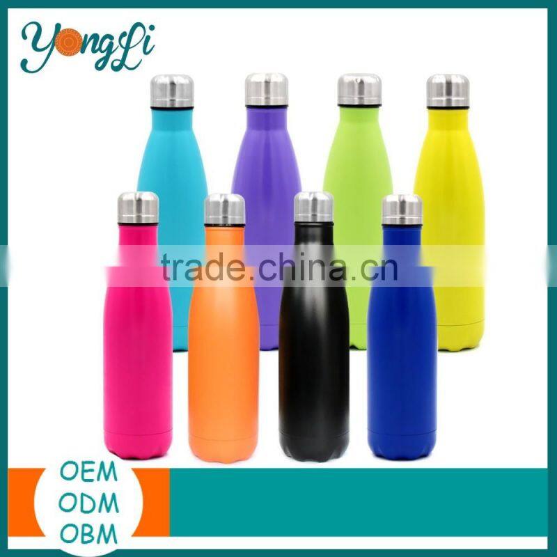 Perfect for Outdoor Sports 17oz Double Wall Vacuum Insulated Water Bottle