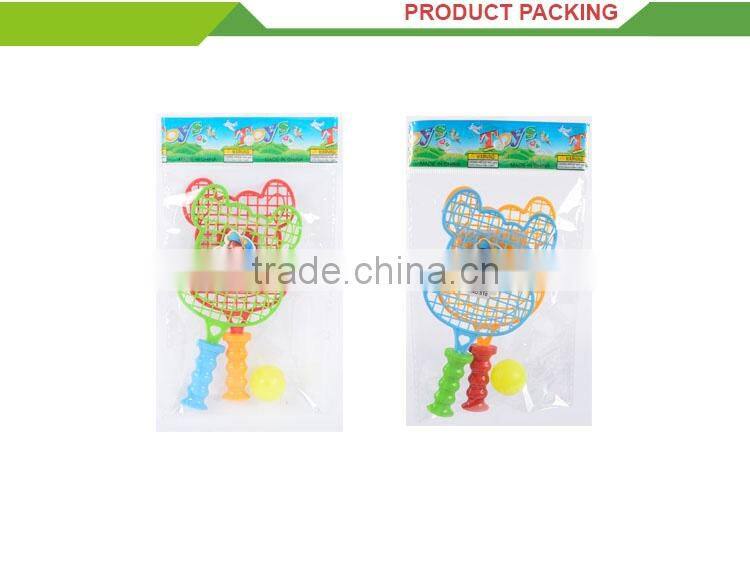 Hot sale kids outdoor cartoon sport toy plastic baby tennis racket