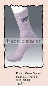 CREW ALL GREY USA 80% Cotton and 20 % Manmade Yarn Color:-White-Grey-Black-Navy