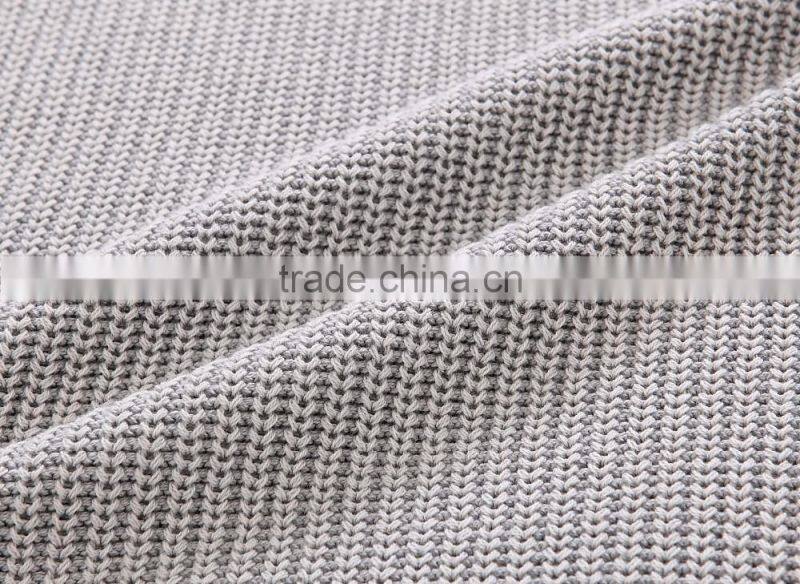 latest design winter cotton pure knit sweater ,pullover sweater