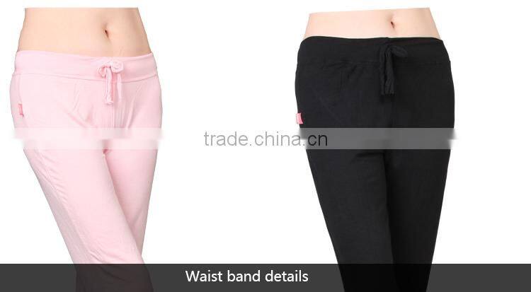 Professional lycra yoga pants 2016 with soft spandex yarn