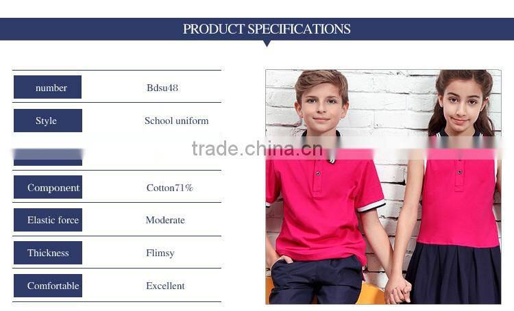 New Design Cotton Polo Shirt For Students Wear