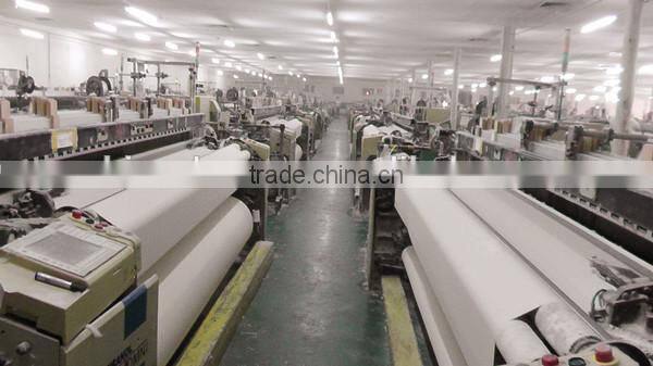 wholesale plain white grey cotton fabric