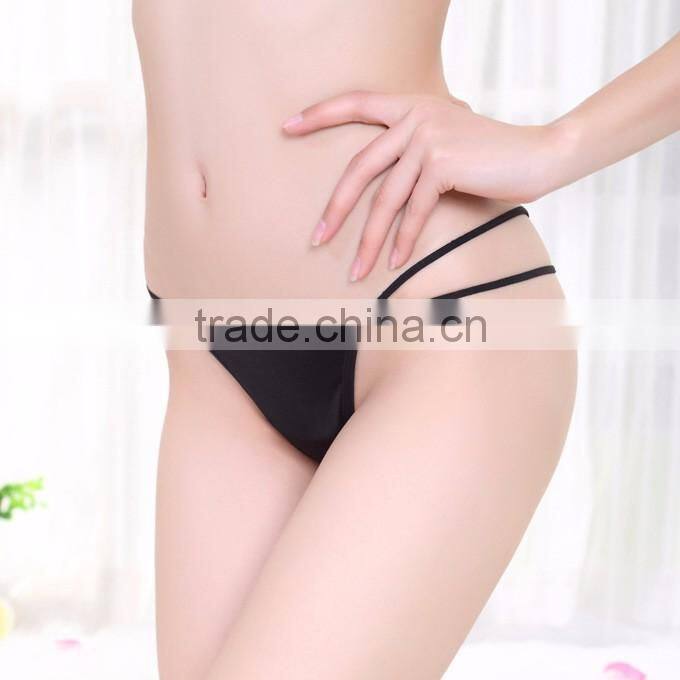 Sexy bra and panty new design thong with elastic g-string