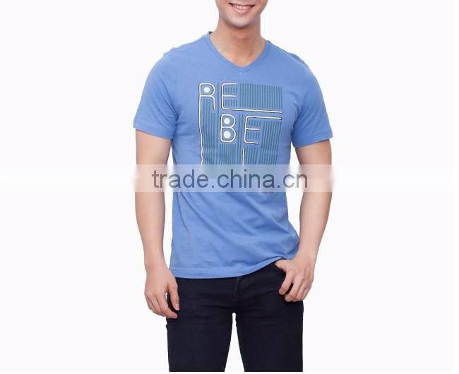 new design of men t shirt, short sleeve, custom t-shirt printing