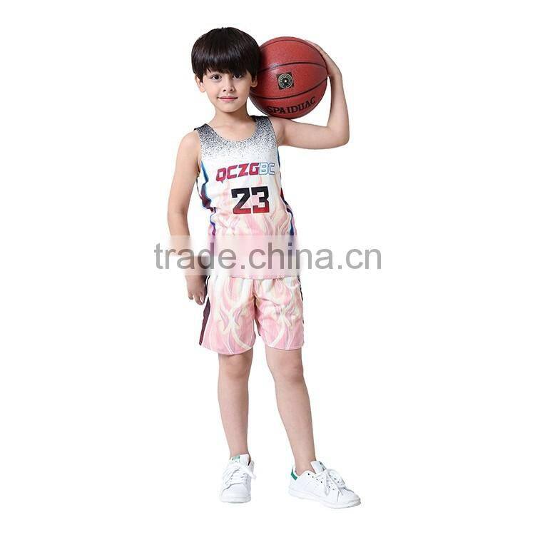 Children Hot selling international basketball jersey/shirts