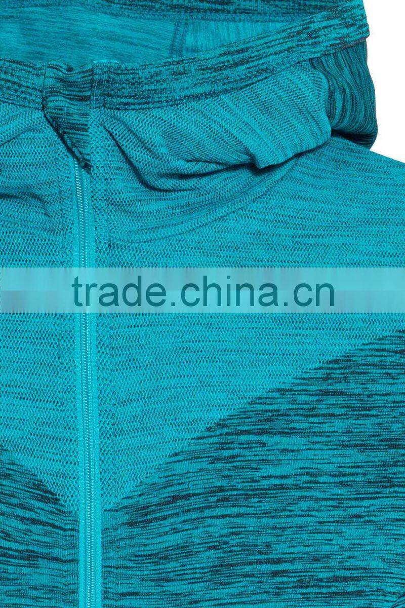 women hoodies zipper-up sportswear with hood