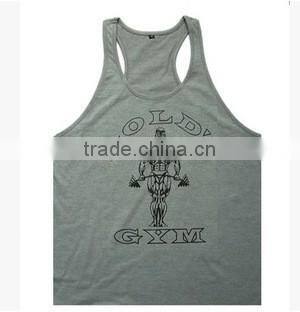 Gym Stringer Tank Top Men Bodybuilding Clothing and Fitness Mens Sleeveless Shirt Sports Vests Cotton Singlets Muscle Tops