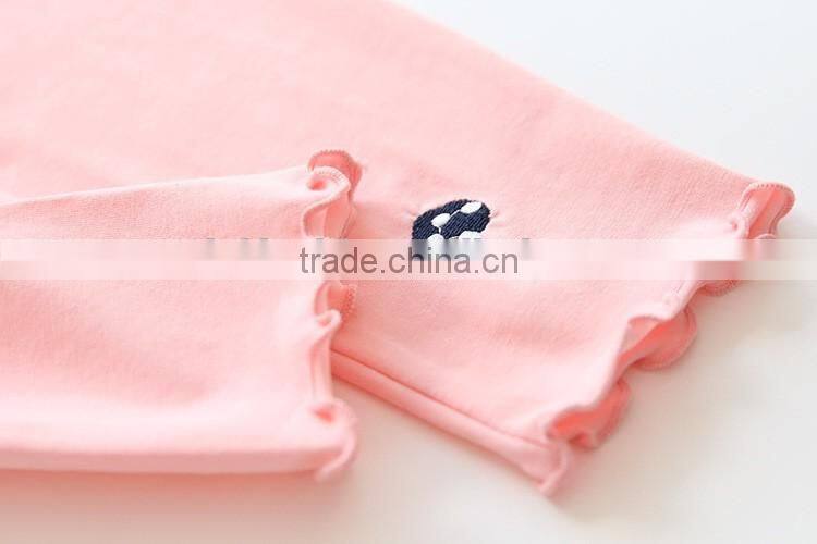 wholesale fashion designer cotton spandex girls ruffle pants and kids dress