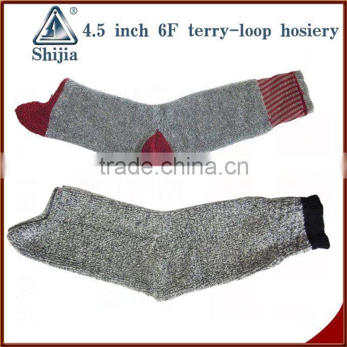 6F terry-loop hosiery