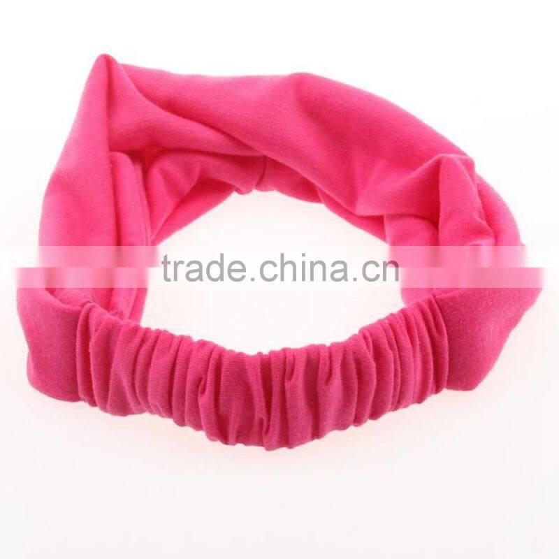 High Quality Wide Cotton Headbands ,Elastic Headband