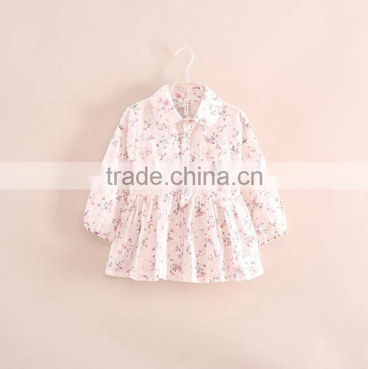 fashion wholesale children's shirts for 4-16 years girl in fall
