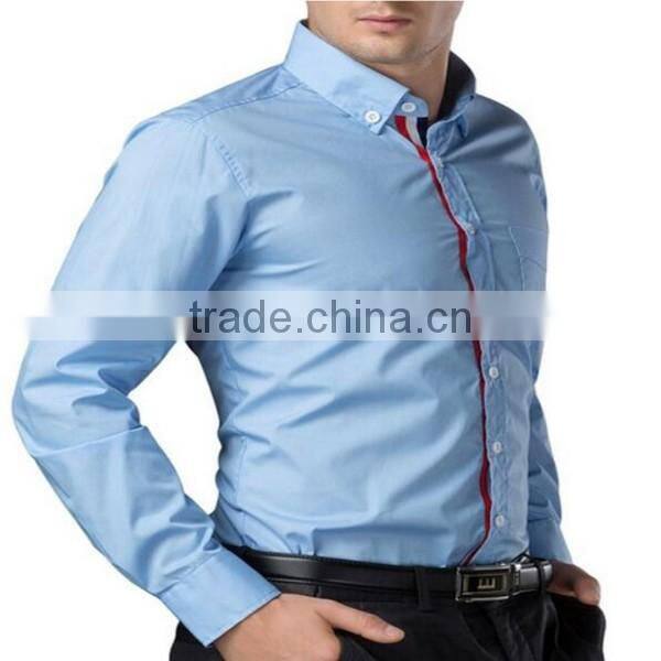 2016 new wholesale Stylish Long Sleeve cotton custom mens casual dress shirts