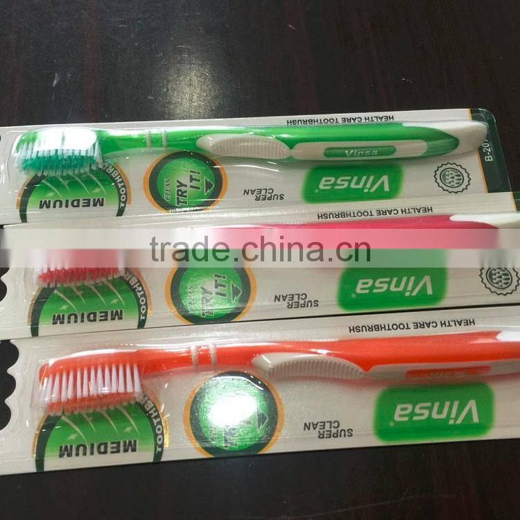 medium bristle toothbrush high quality adult toothbrush