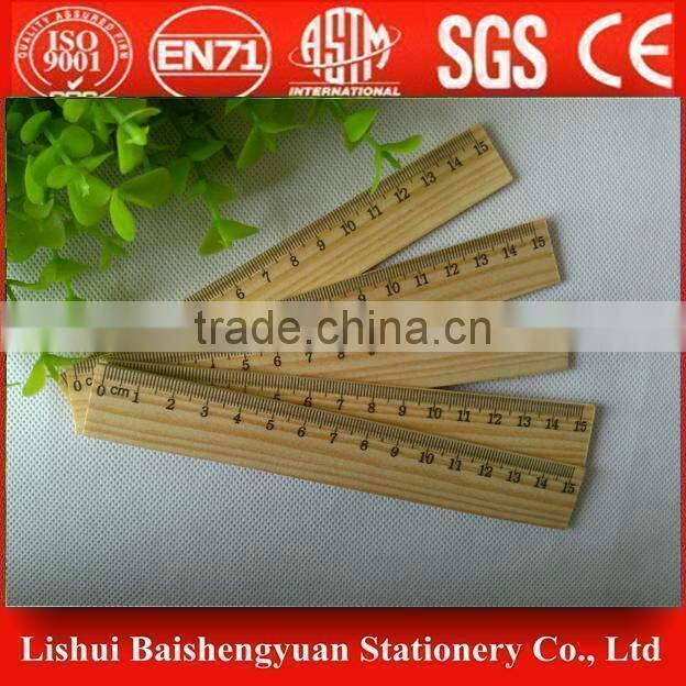 6inch 15cm school wooden ruler