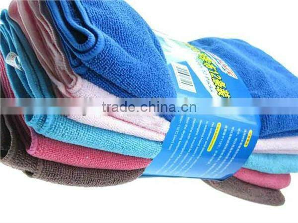Super absorbent microfiber window cleaning cloth