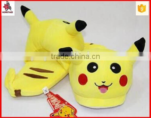 Soft new carton design indoor plush slippers with all sizes available