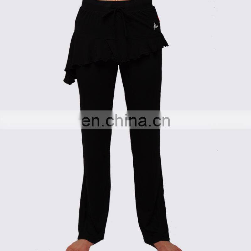 11112630 Viscose Fitness Pants with Skirt Yoga Pants