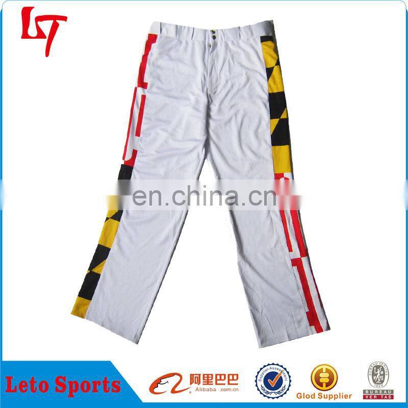 polyester print college baseball pants /unique classical softball uniform /top customized baseball jerseys