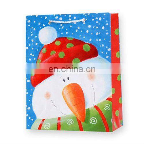 2013 hot sale recyclable paper gift bag for christmas/wine packaging bag