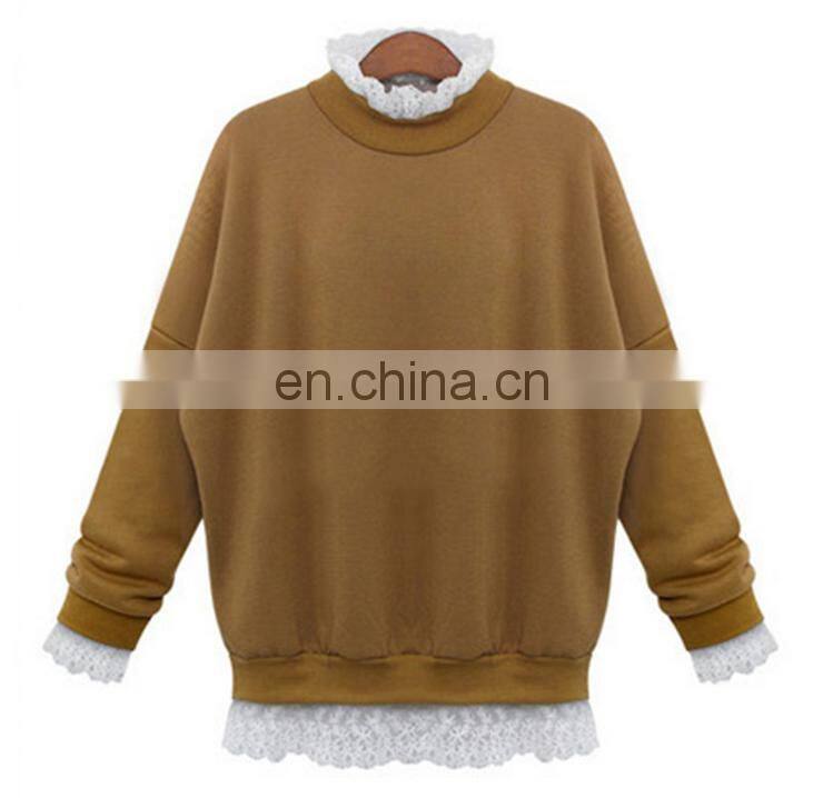 China Supplier OEM Ladies Fashion Clothing Custom Ladies Hoodie Sweatshirt