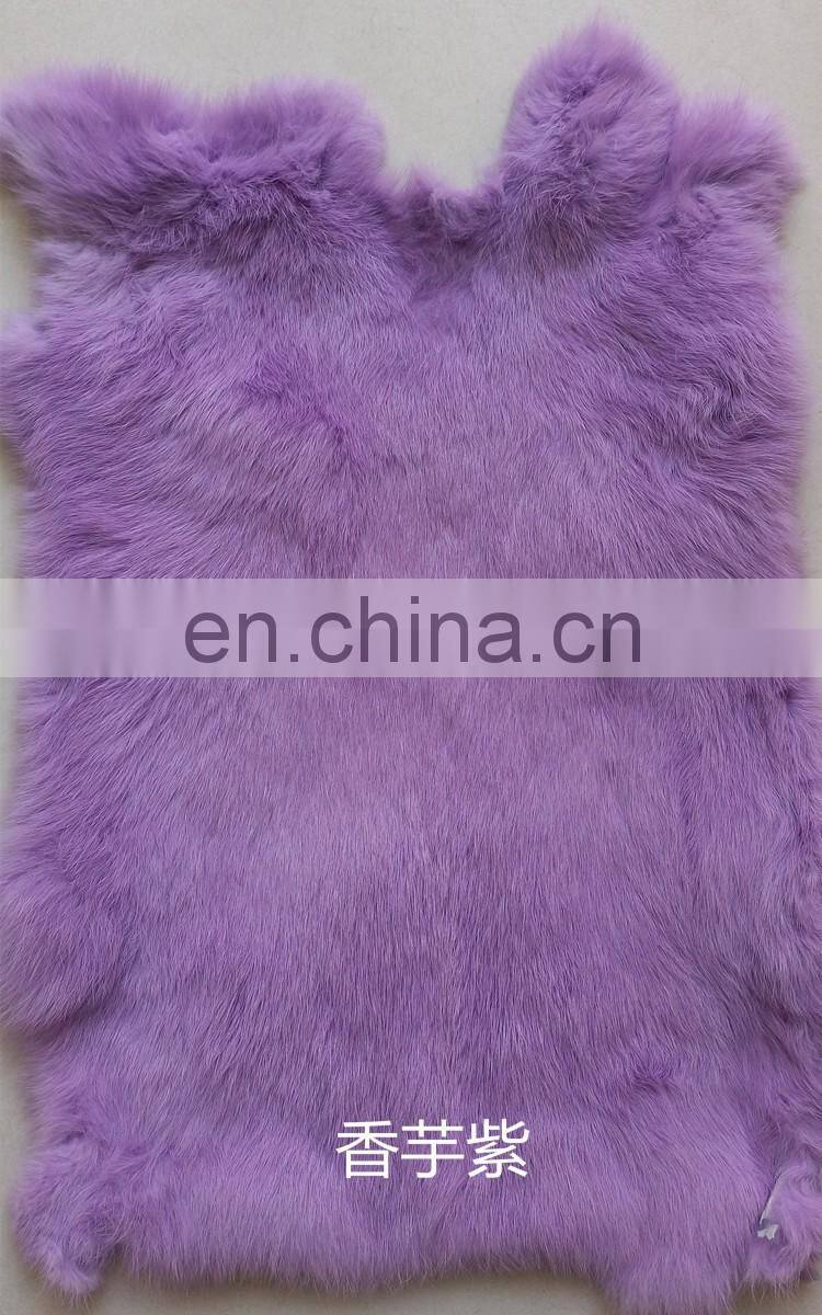 China Factory Price Real Rabbit Fur Skin Rabbit Fur Pelt for clothing