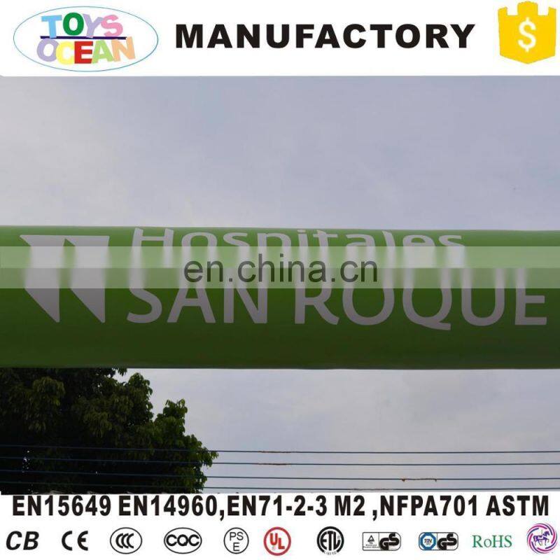 Giant PVC advertising inflatable finish line arch with logo printing customized made