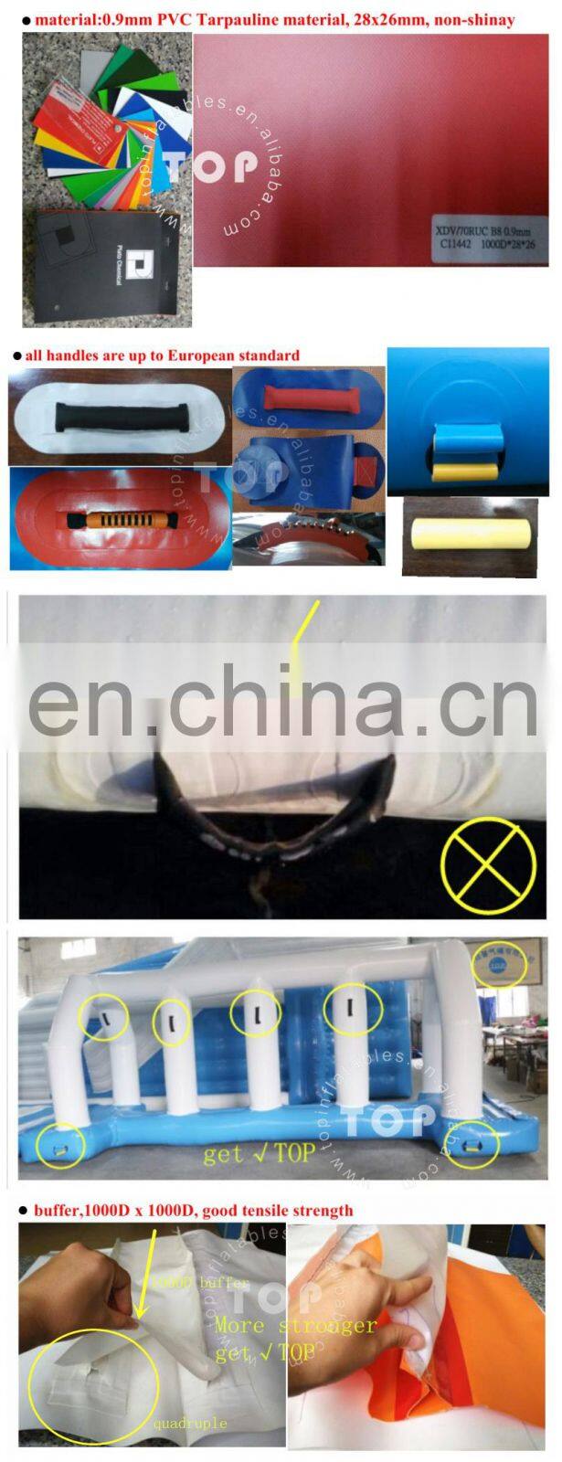 TOPINFLATABLES inflatable bumper ball/ body zorbing bubble ball