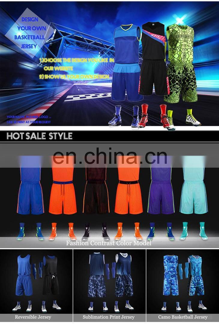 2016 wholesale blank best basketball jersey design blue color