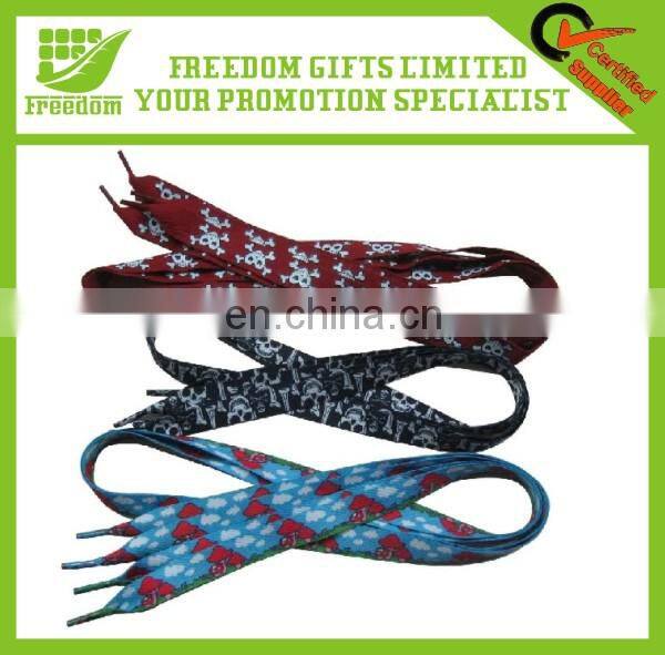 Fashionable Promotion Custom Printed Shoelace
