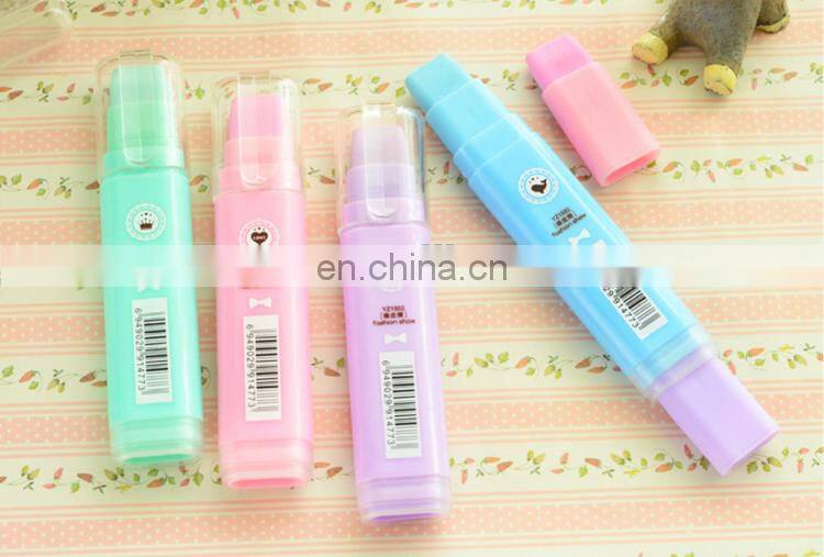 Square shape inside out eraser stackable eraser