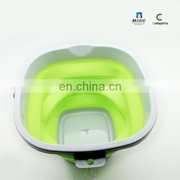 10L Square Collapsible Plastic Bucket