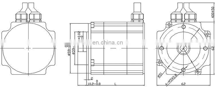 brushless motor high rpm 48v 150 watt dc electric motor bldc motor BMM743