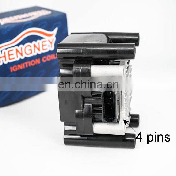 Hengney auto parts 032905106B 032905106 032905106E 06B905106 For Golf IV Bora Polo Caddy Ignition coil bobinas de encendido